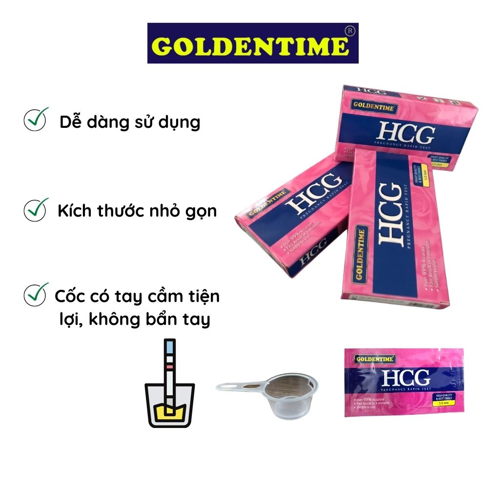 Combo 3 que thử thai Goldentime cho kết quả nhanh chính xác