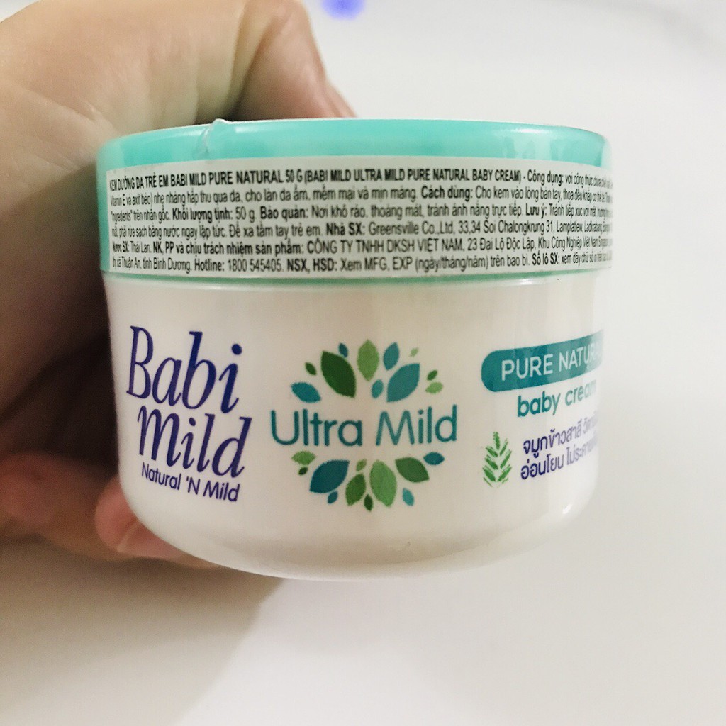 KEM DƯỠNG ẨM TRẺ EM BABI MILD 50ML