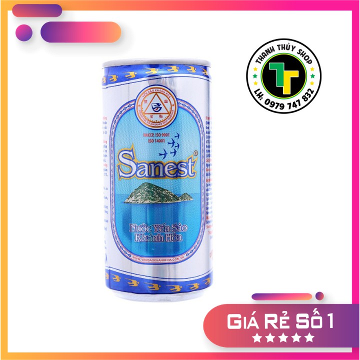 Combo 06 lon - Yến sào Khánh Hòa không đường kèm túi quà sang trọng thích hợp biếu tặng loại 190ml | BigBuy360 - bigbuy360.vn