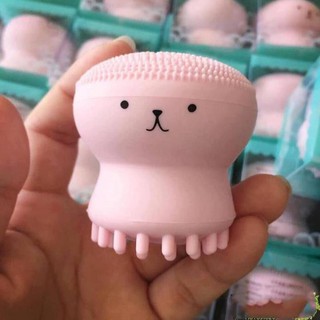Bộ 3 Cọ Rửa Mặt Massage 2 Đầu Bạch Tuộc, Đồ Rửa Mặt Silicon Giúp Hạn Chế Lỗ Chân Lông Da Sạch Mịn