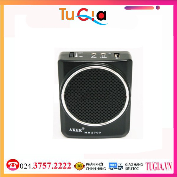 Máy trợ giảng Aker Mr2700 loa nhỏ gọn mini đeo người Hàng chính hãng