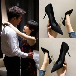 Giày cao gót 5-7-9cm phong cách Hàn Quốc