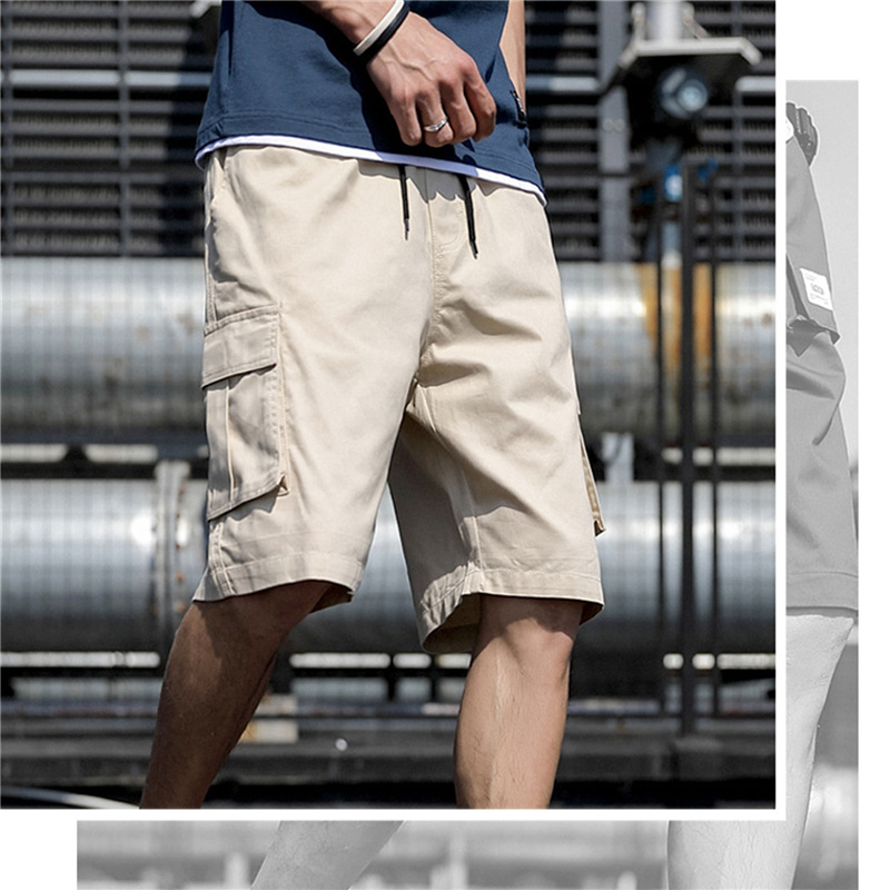 [rgfreeVN]Men Casual Cargo Shorts Pants Multi Pockets Combat Summer Beach Trousers Fashion