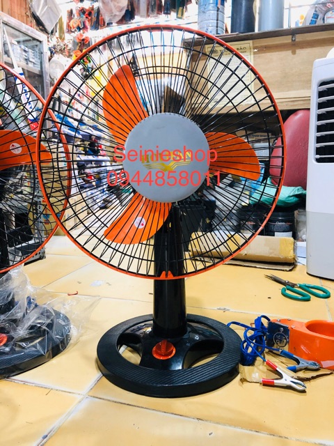 QUẠT BÀN B3 KẸP BÌNH ẮC QUY DC 12V hoặc 24V | BigBuy360 - bigbuy360.vn