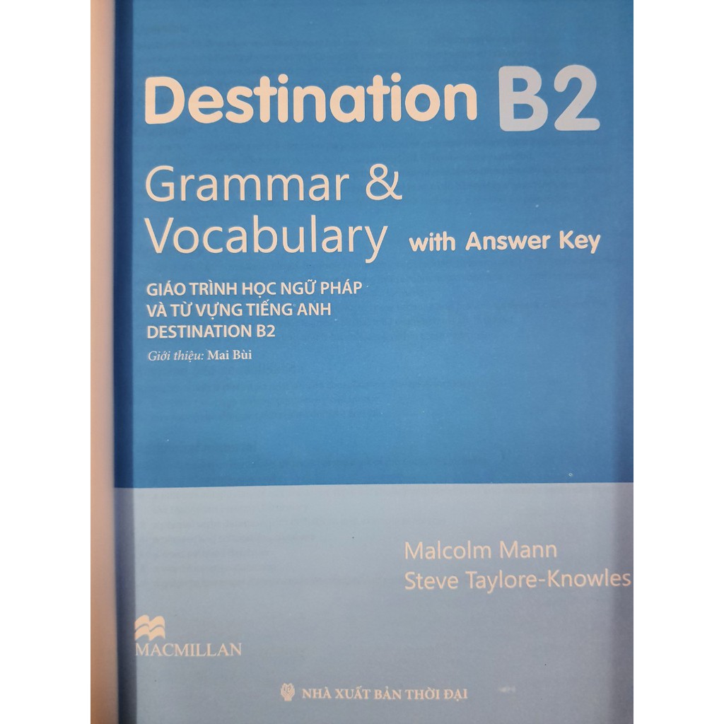 Sách - Destination B2 : Grammar & Vocabulary