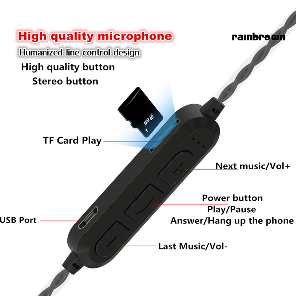 Tai Nghe Bluetooth 4.1 Không Dây 6d Âm Thanh Vòm / Rej / 4