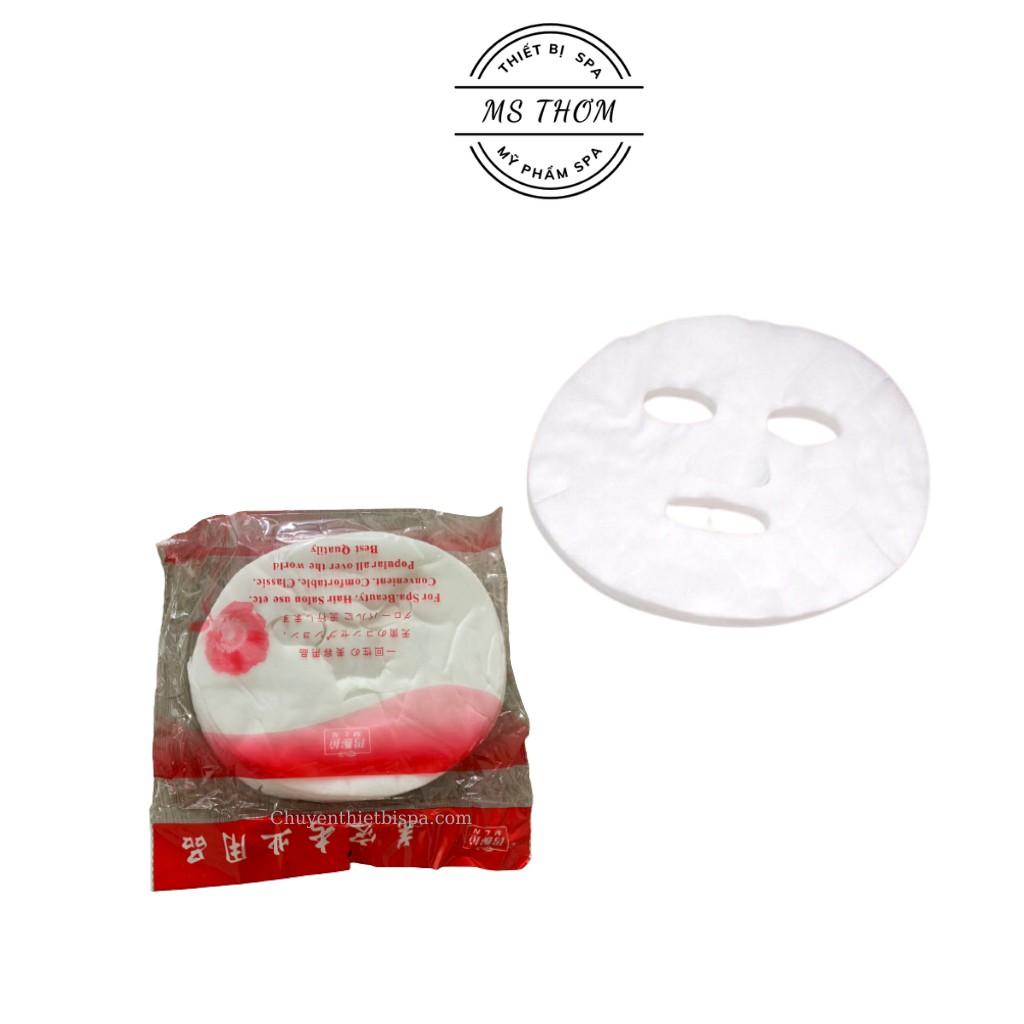 Mặt nạ giấy khô, bịch khoảng 60-70 miếng chuyên dùng để đắp mặt nạ