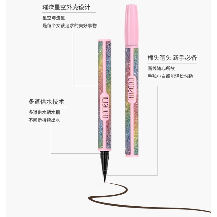 Bút Kẻ Mắt Dạng Lỏng Lâu Trôi Không Thấm Nước Và Mồ Hôi Chống Nhòe BKM 65 Yin