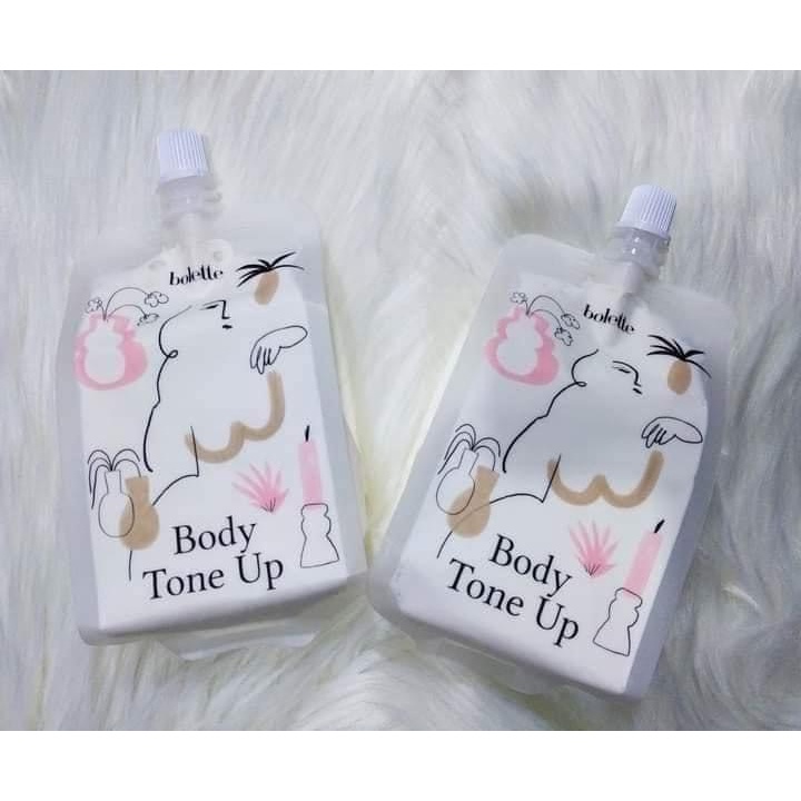 Kem Nâng Tone BOLETTE by Huyentrangssi Kem Make up Body siêu thấm không bết dính - 300ml MADE IN KOREA