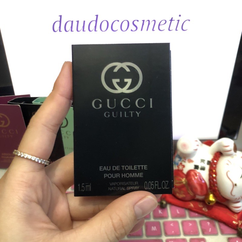 [ vial nam nữ] Nước hoa Gucci Guilty EDT - Guilty Pour Homme EDT - Guilty Love 1.5ml | Thế Giới Skin Care