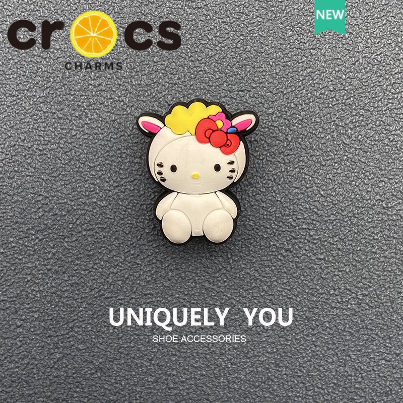 Crocs Móc Khóa Hình Mèo Hoạt Hình Dễ Thương Trang Trí Giày crocs