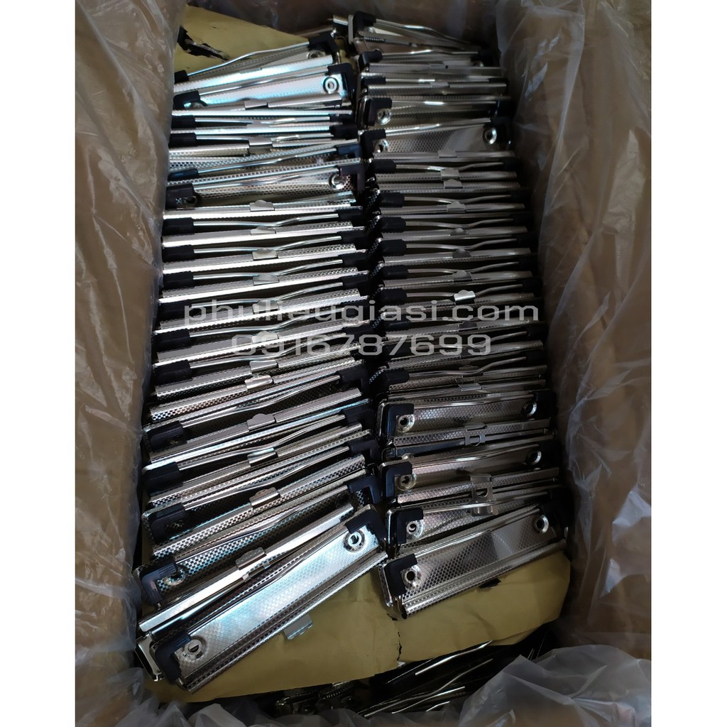 Kẹp Trình Ký Có Vân Caro Cao Cấp 12cm