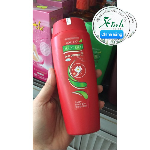 Dầu gội dược liệu thái dương 3 hương hoa - hương lá 200ml ngăn ngừa rụng tóc và sạch gàu