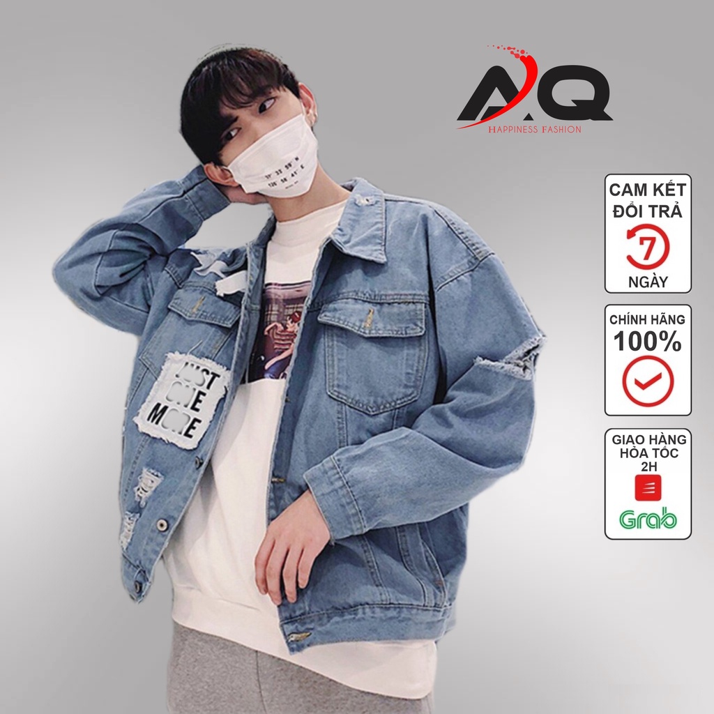 Áo Khoác Jean Nam Nữ💖 Áo Bò Rin Jeans Nam Nữ Cao Cấp Cao Cấp Đa Năng Nhiều Mẫu AQSTORE