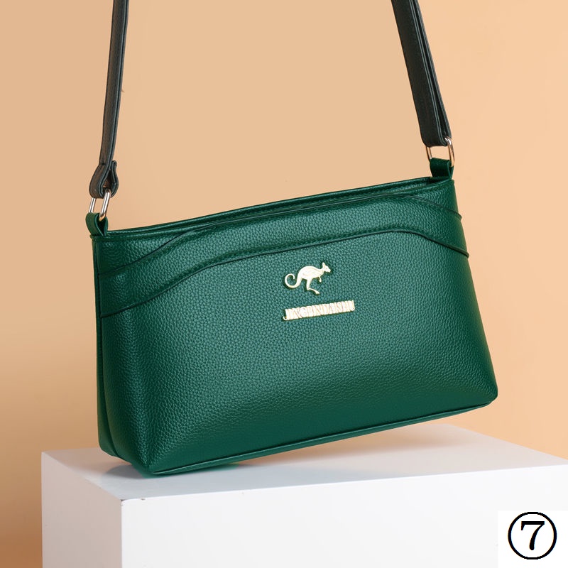 Túi Đeo Chéo Bằng Da Thật Thời Trang Mới 2022 Dành Cho Phụ Nữ Trung Niên