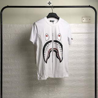 Áo Tee Shirt Bape Shark Đen & Trắng