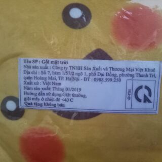 GỐI ÔNG MẶT TRỜI BOBBY