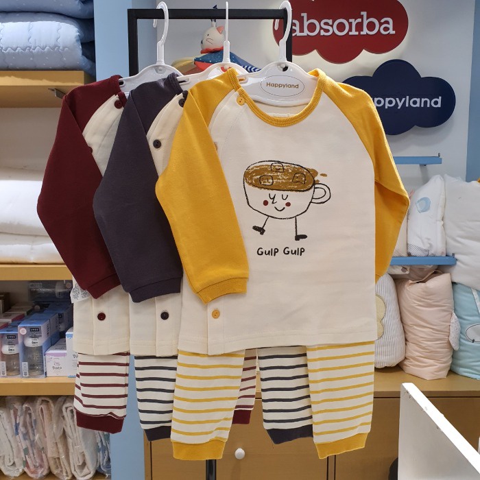 Bộ thun bé trai bé gái Happyland. Link 2