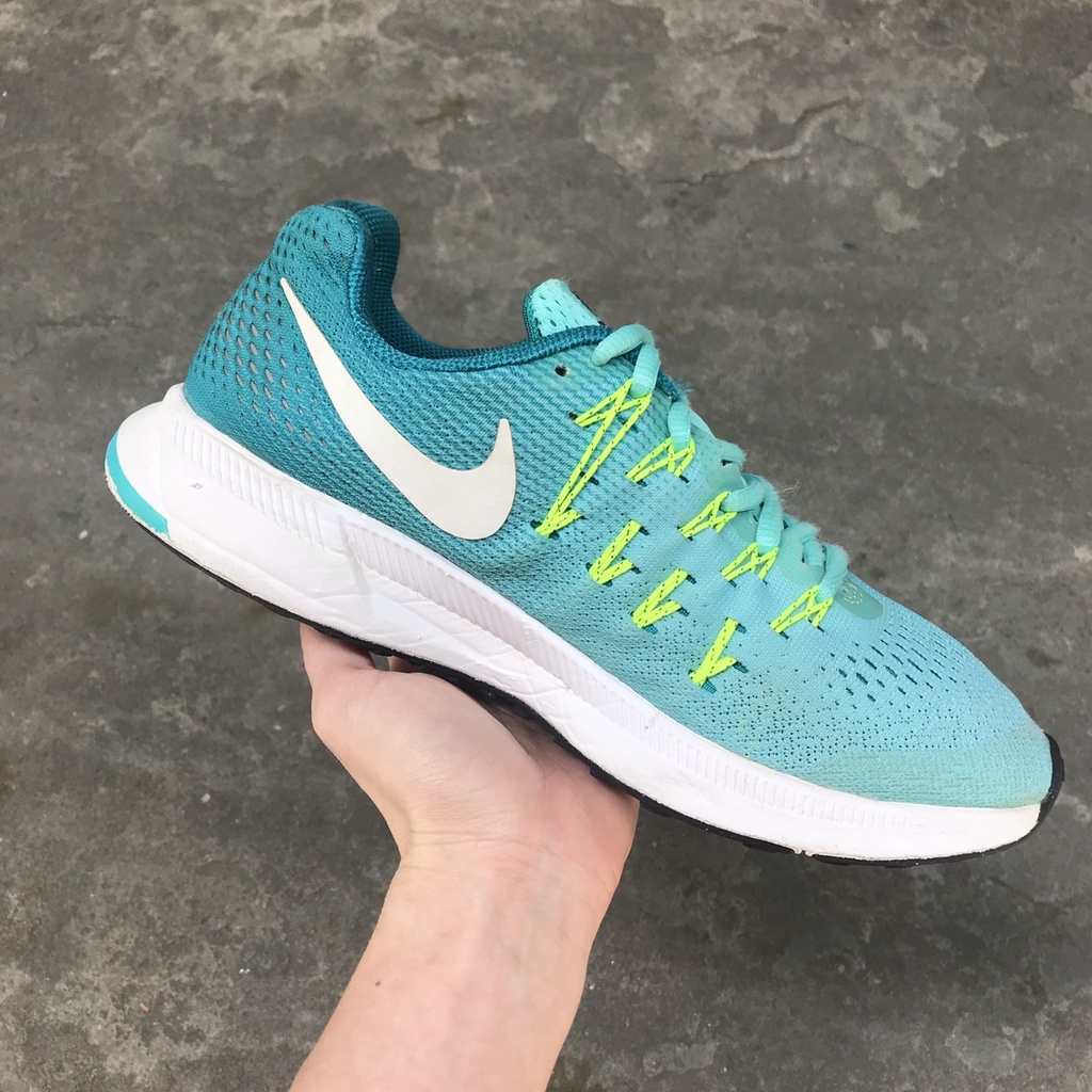 Giày NK Pegasus 33 2hand xanh ngọc size 38.5 24.5cm SP1375