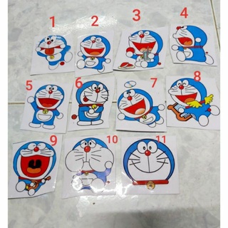 Combo 5 tem decal sticker doremon dán xe, nón giá rẻ