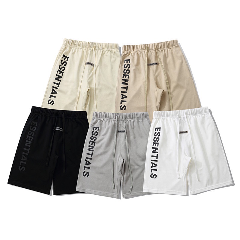 Quần Short thể thao ITEM ESSENTIALS FOG chất liệu Cotton lưng thun co giãn thời trang mùa hè cho nam và nữ