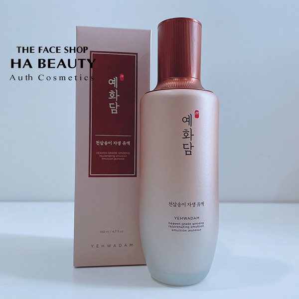 Sữa dưỡng ẩm chống lão hóa trắng da sáng da The Face Shop Yehwadam Heaven Grade Ginseng Rejuvenating Emulsion 145ml