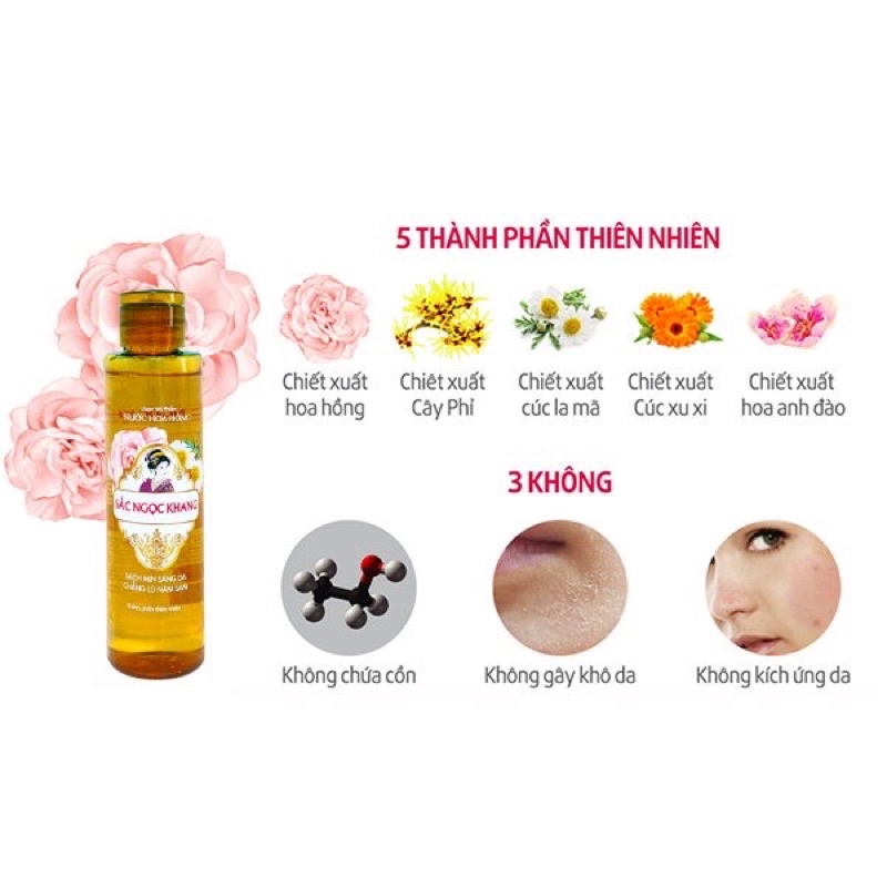 ✅  Nước Hoa Hồng Sắc Ngọc Khang.
