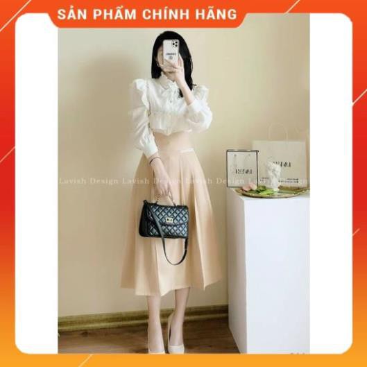 Áo sơ mi tiểu thư cổ bèo A400.199