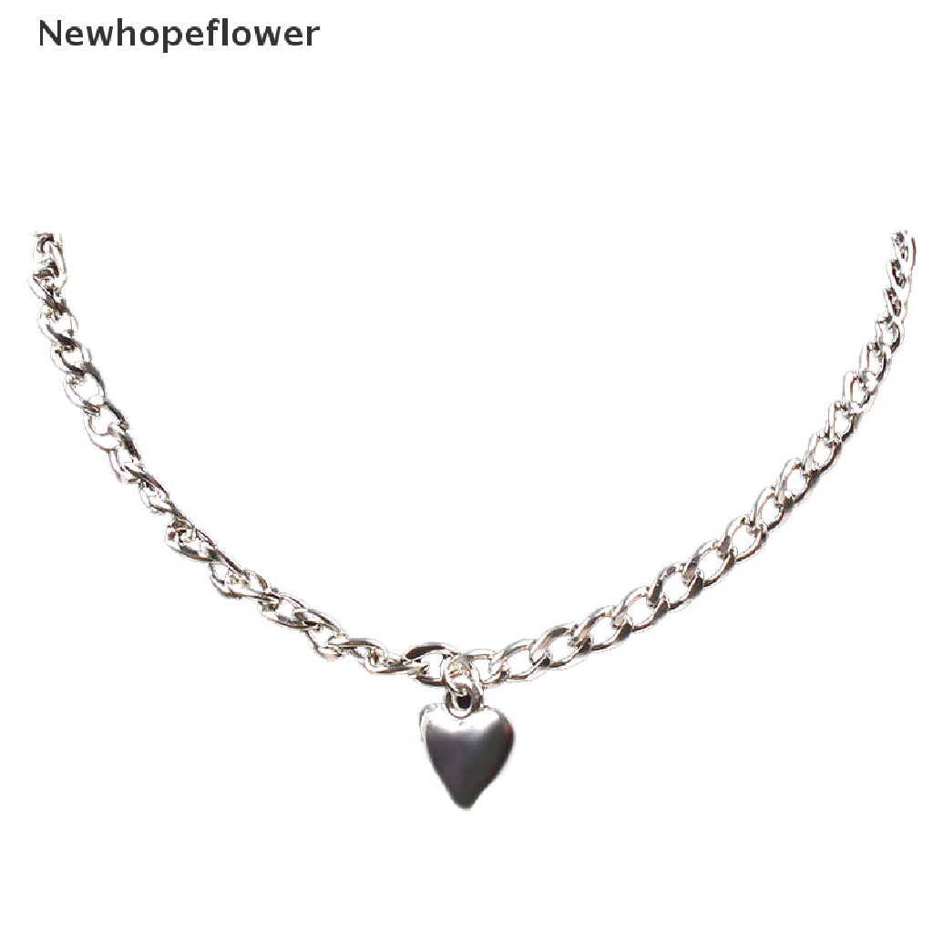 Vòng Cổ choker Mặt Ổ Khóa Trái Tim Dễ Thương Phong Cách Punk