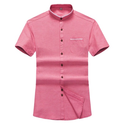 Áo Sơ Mi Cotton Oxford Tay Ngắn Plus Size Thời Trang Công Sở Cho Nam Giới