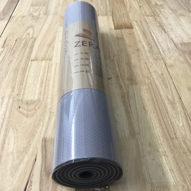 Thảm tập yoga Zera Mat 6mm 2 lớp có tặng túi đựng thảm