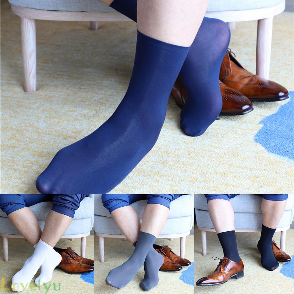 Tất Ngắn Siêu Mỏng Co Giãn Bằng Lụa Cho Nam