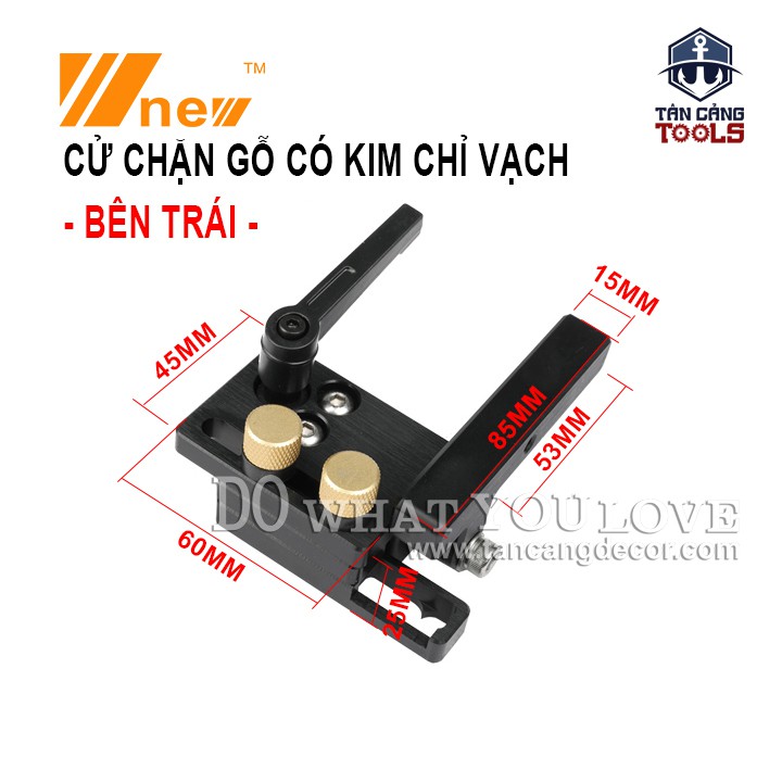 Bộ Cử Chặn Gỗ Bên Trái Wnew Có Kim Chỉ Vạch