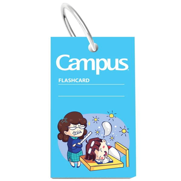 Flashcard Emoji Boy - size M - FCM-EMJ85-B - Mẫu 3 - Campus