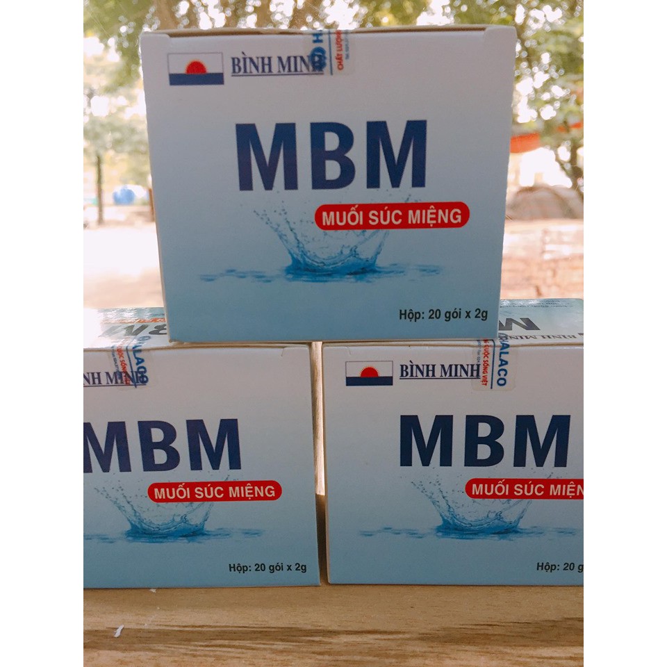 Muối súc miệng MBM(hộp 20 gói)