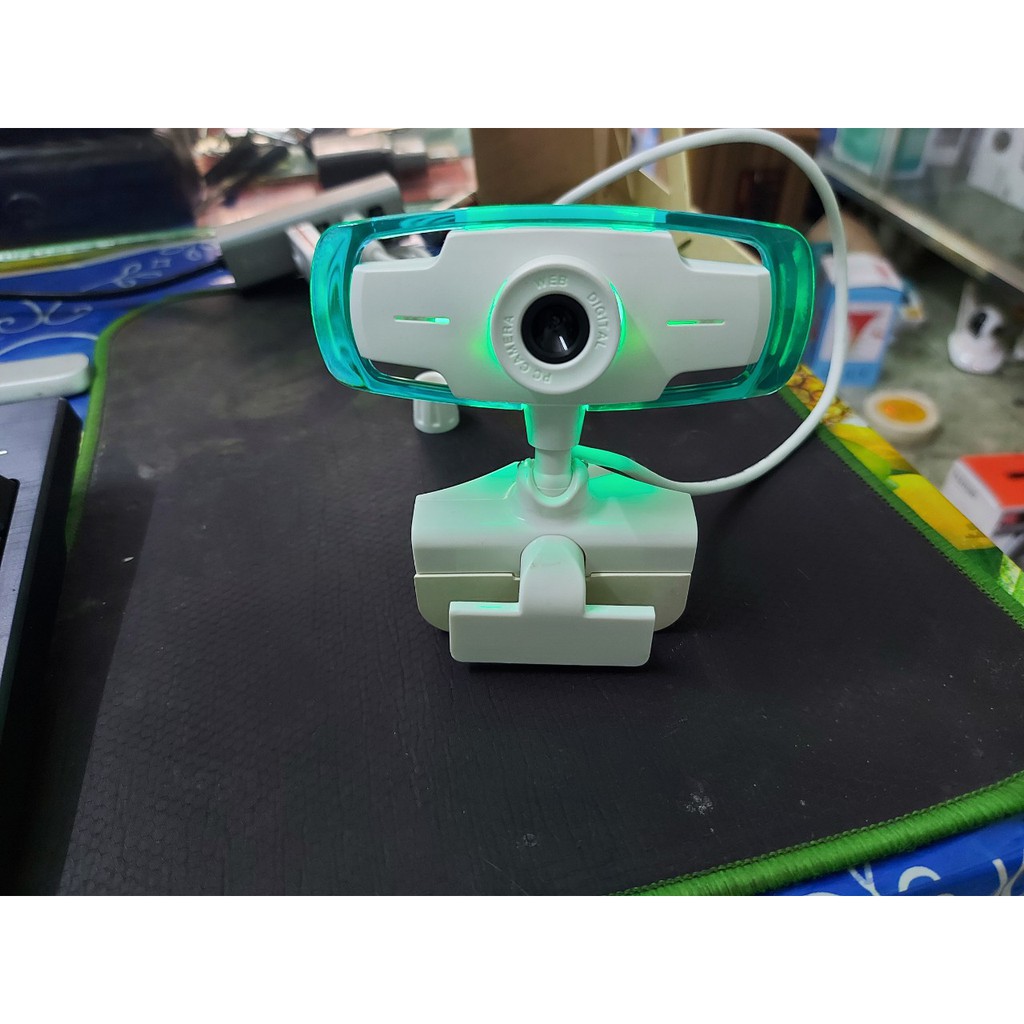 Webcam máy tính có led chủ động tắt mở dạng kẹp HD 720p | BigBuy360 - bigbuy360.vn