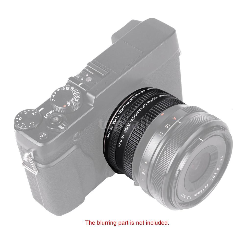 Viltrox DG-FU Auto Focus AF Extension Tube Ring 10mm 16mm Set Metal Mount for Fujifilm X Mount Macro Lens