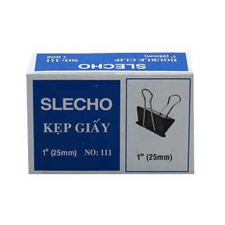 Kẹp sắt đen Echo 25mm_Hộp