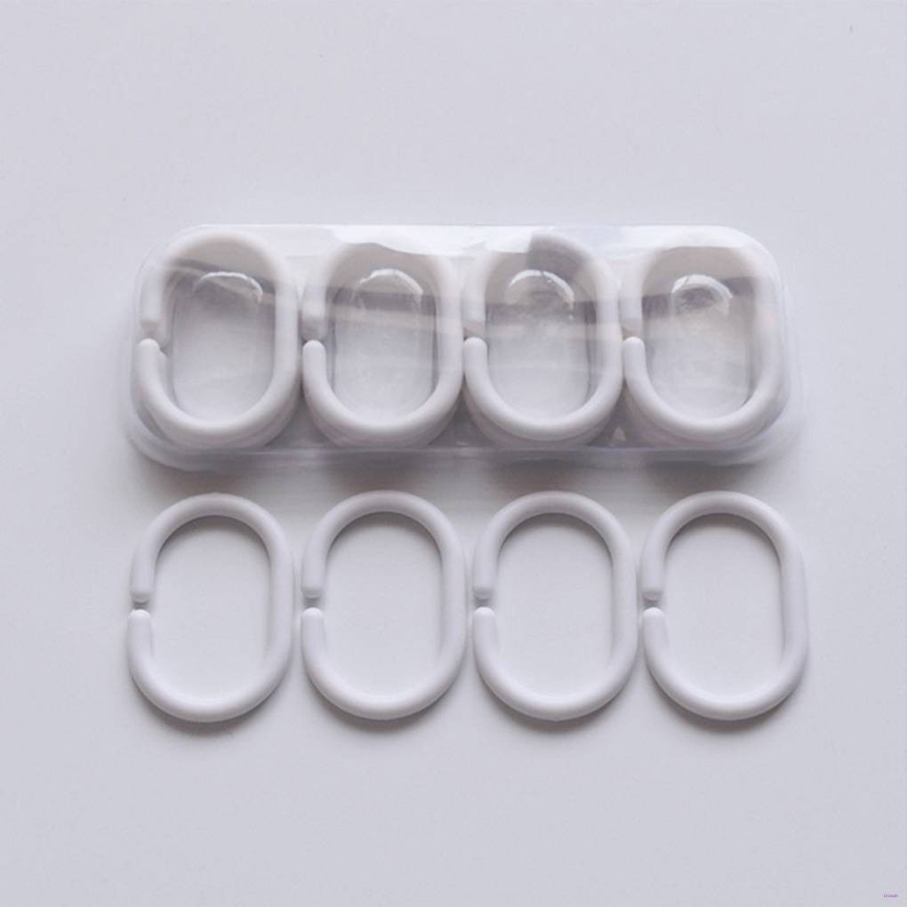 Set 24 Móc Treo Rèm Phòng Tắm Hình Chữ C