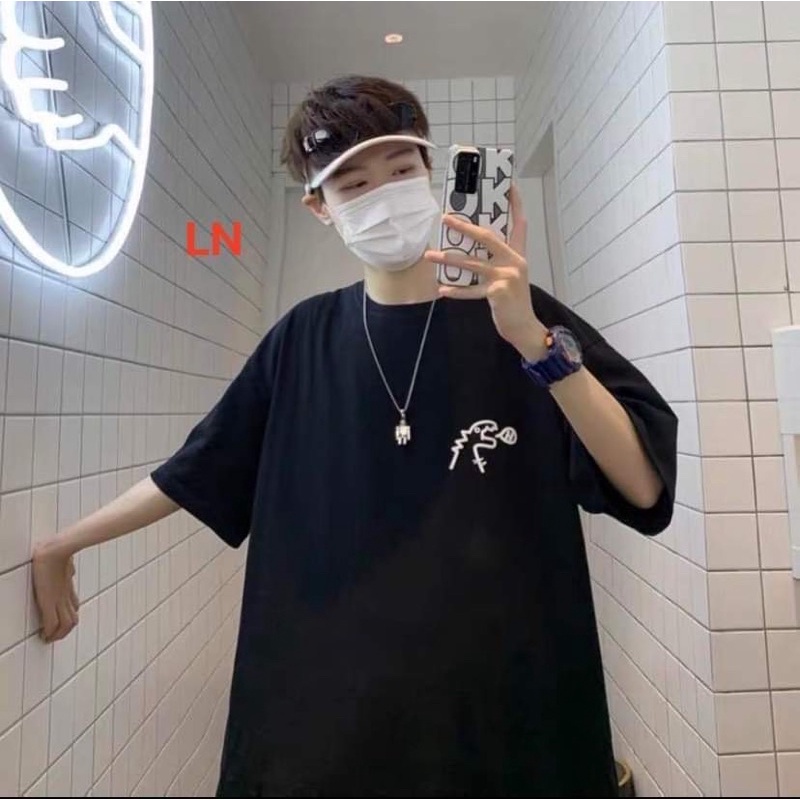 Áo phông khủng long nhỏ chữ H LN11