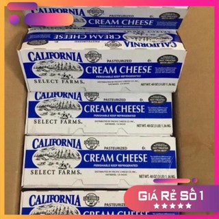 Cream cheese Mỹ cực ngon 200 gam (chia từ khối 1,36kg)