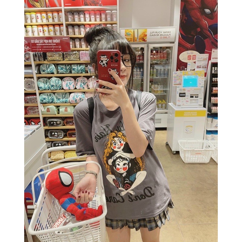 [Mã SKAMA06 giảm 8% tối đa 50K đơn 250K] ÁO PHÔNG ZR CURLY HAIR DISNEY FORM SUÔNG DỄ THƯƠNG | BigBuy360 - bigbuy360.vn