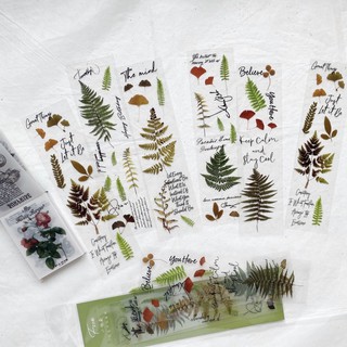 Sticker hoa flower diary vintage