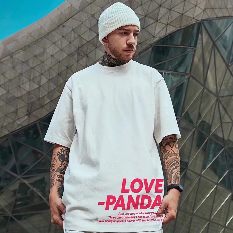 Áo Thun Tay Ngắn Dáng Rộng In Họa Tiết Hoạt Hình Phong Cách Hip Hop Hàn Quốc Thời Trang Mùa Hè Cho Nam Và Nữ M-8XL