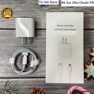 Bộ Sạc Nhanh IP20w chân IPSạc Chuẩn PD Dành Cho-IP6/78/9/X/11/12/13 Pro Max-TuHaiStore