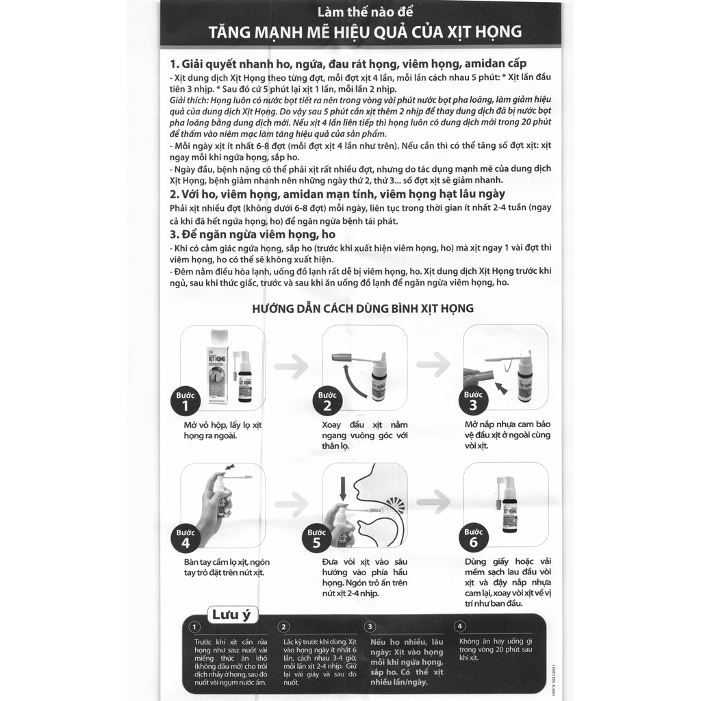 Dung Dịch Xịt Họng Nhất Nhất 20ml - Hỗ trợ làm giảm nhanh viêm họng, ho, khản tiếng