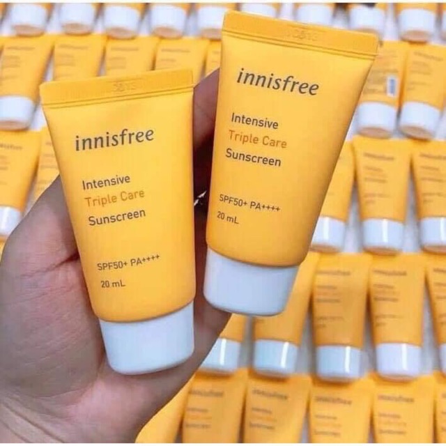 [Mini 20ml] [New 2019] Kem Chống Nắng Innisfree Intensive Triple Care Sunscreen SPF50+/PA++++