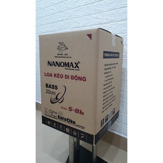 [Tặng hộp đựng micro] Loa kéo Nanomax s8 b mẫu mới