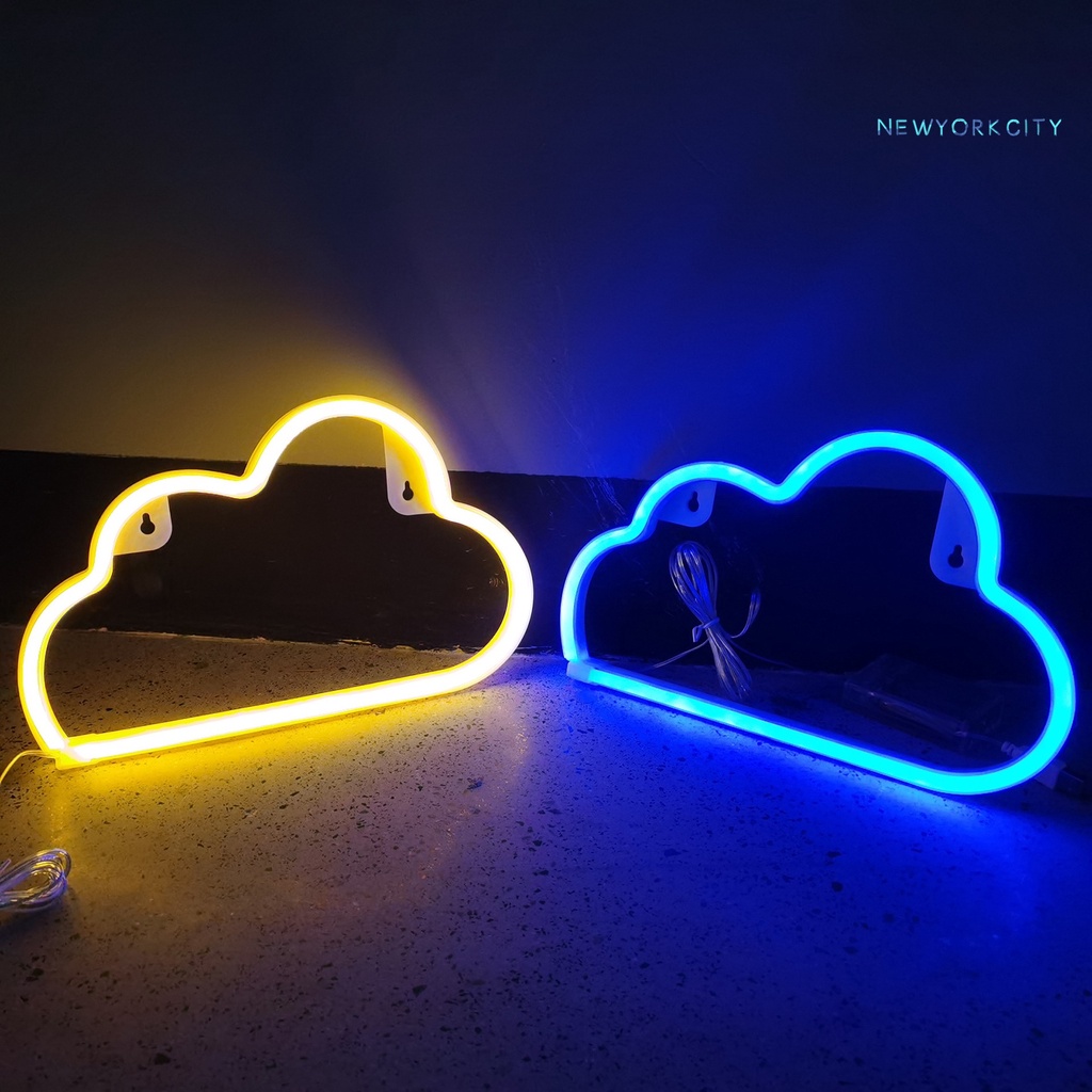 Đèn LED Neon Hình Cầu Vồng Trang Trí Phòng