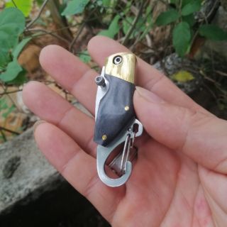 Móc khóa mini cán gỗ